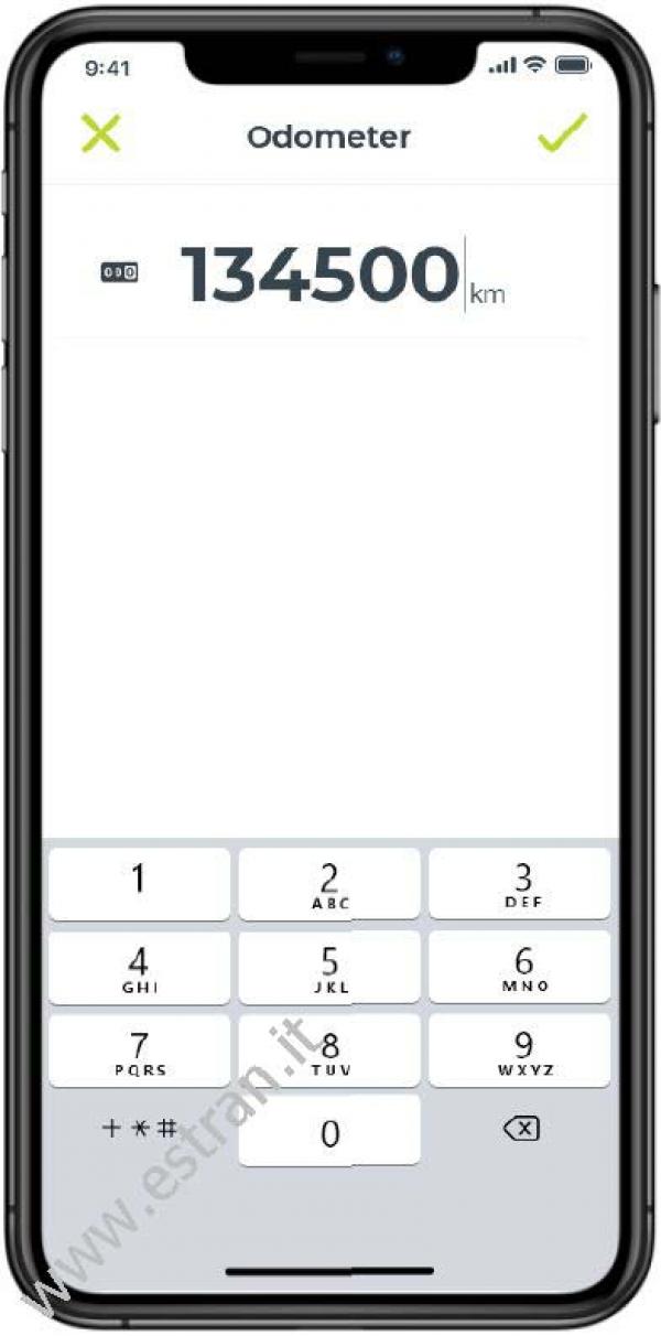 Logbook - Modifica odometro